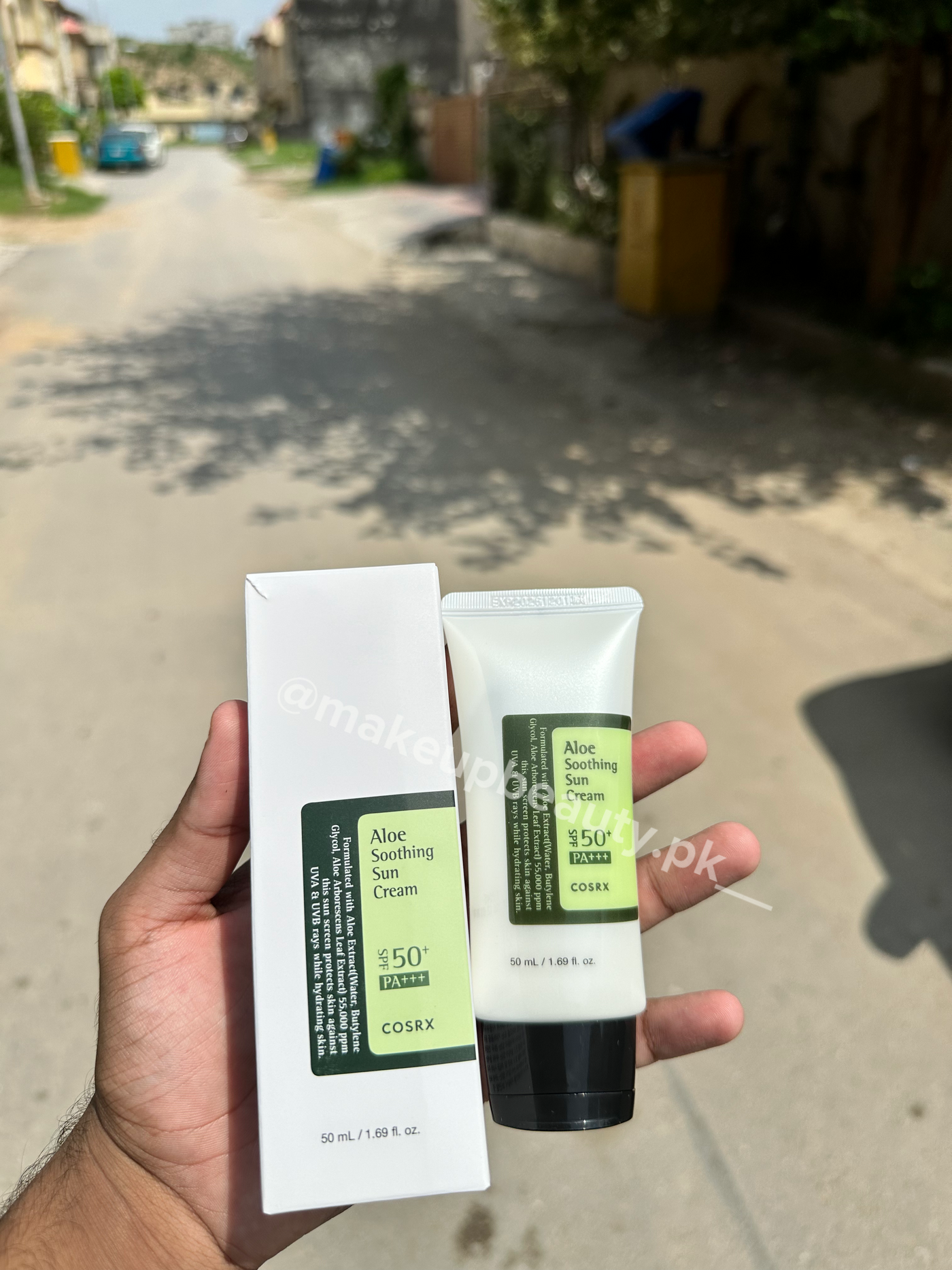 Cosrx Aloe vera 50+ spf sun cream
