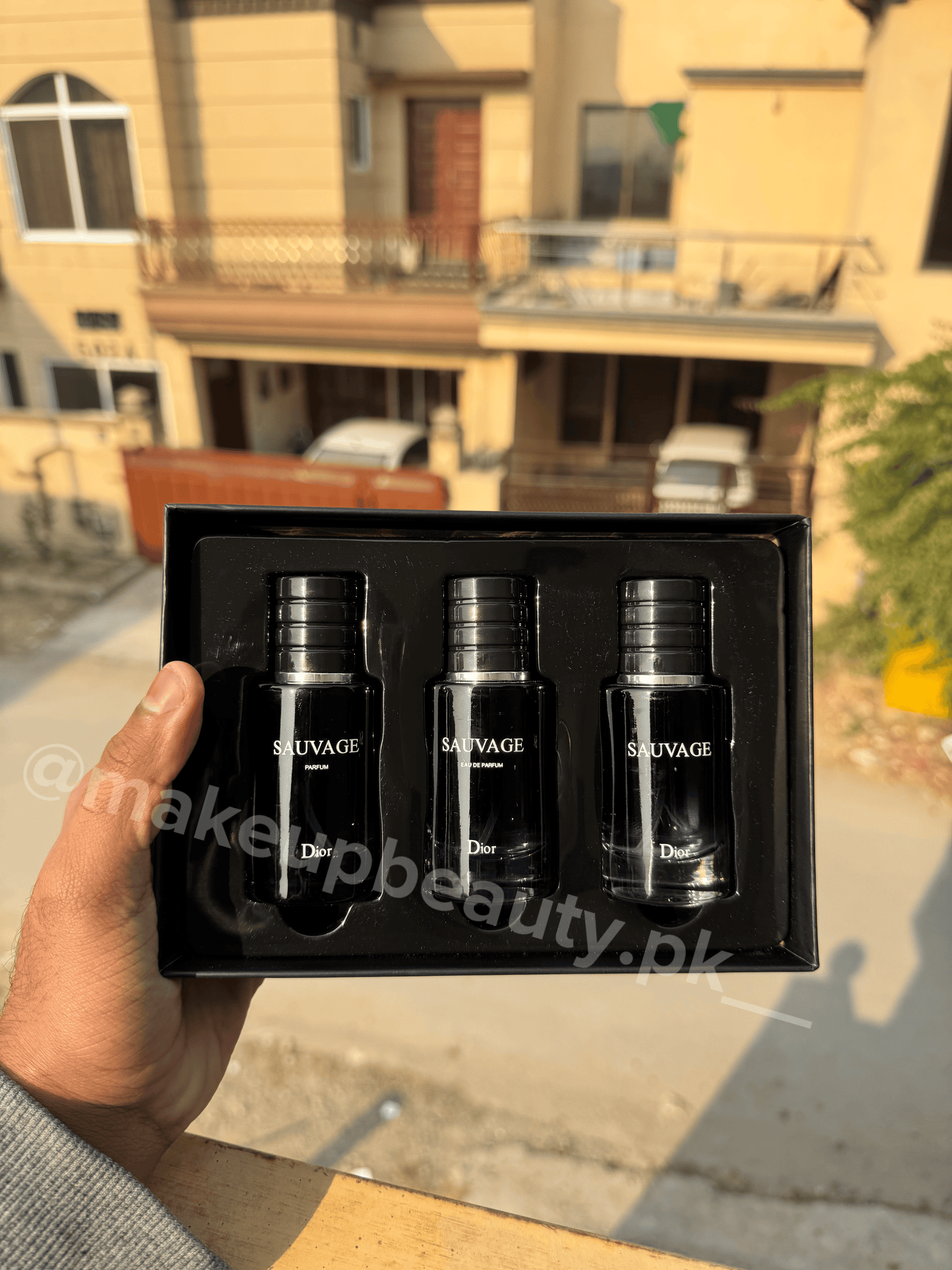 Sauvage dior 3 in 1 Perfume Gift Box 30 ML EACH BOTTLE