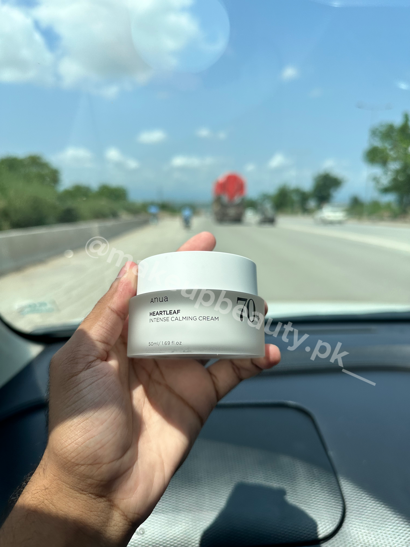 Anua 70% Extract Heartleaf intense Calming Cream.
