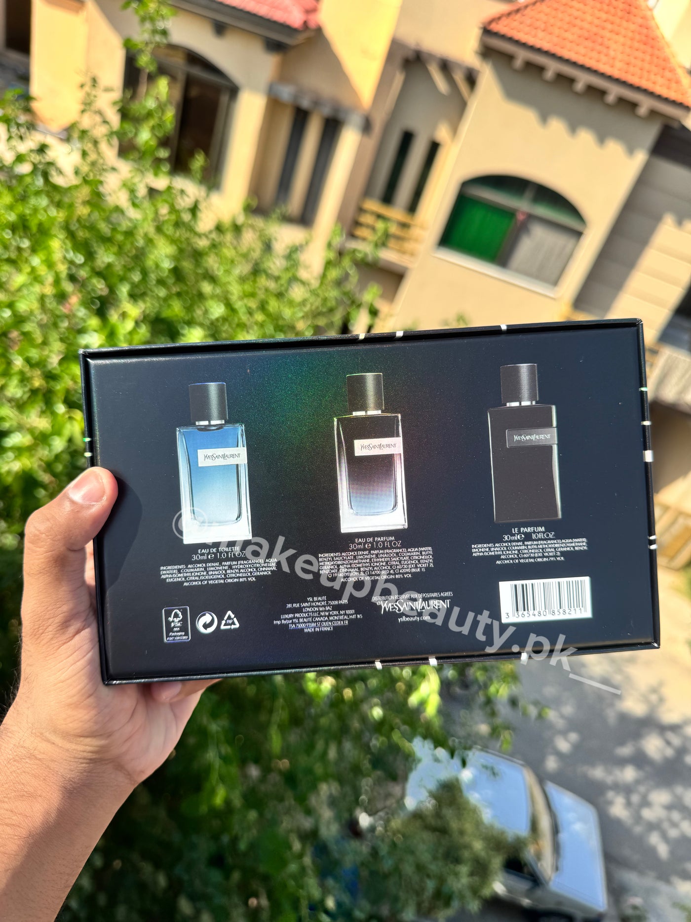 YSL 3 in 1 Perfume set For men.