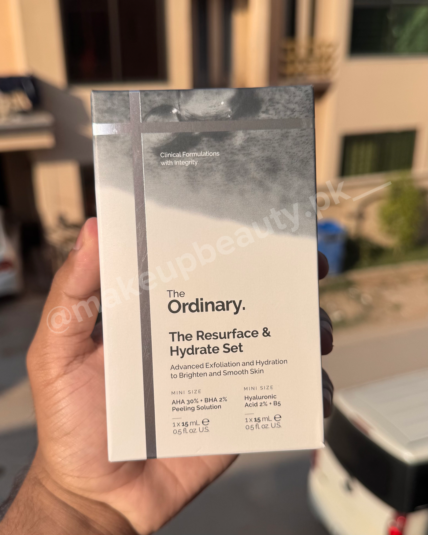 The Ordinary Resurface & Hydrate Set duo box