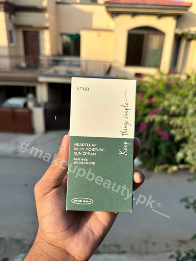 Anua Heartleaf Silky Moisture Sun Cream spf 50+ PA++++🌞🍃