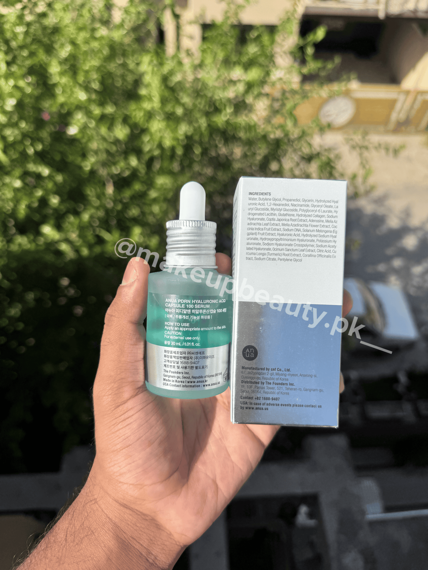 Anua PDRN + Hyaluron Capsule 100 Serum – 30 ML.