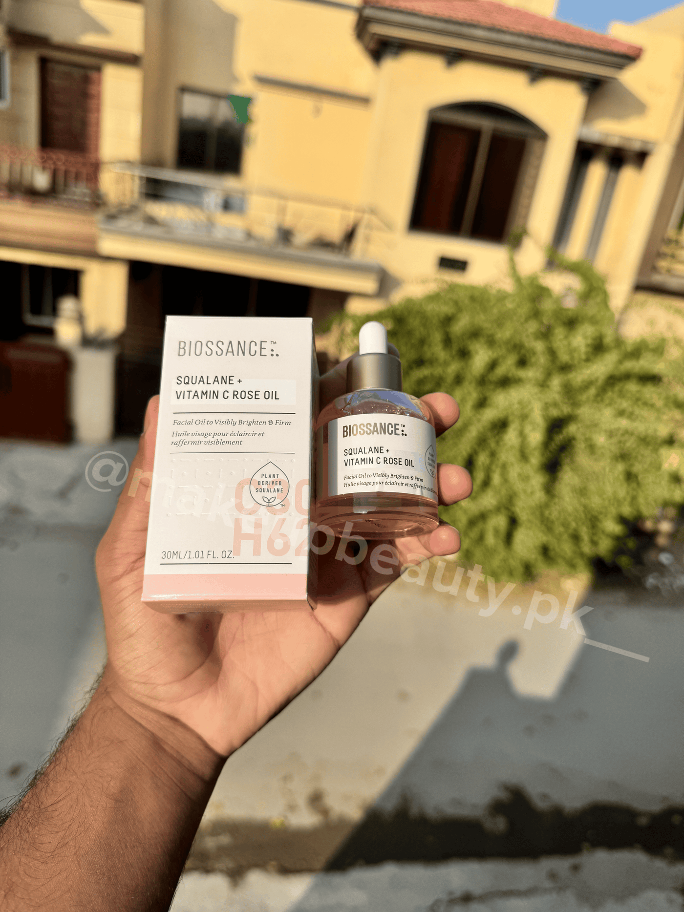 Biossance Squalane + Vitamin C Rose Oil