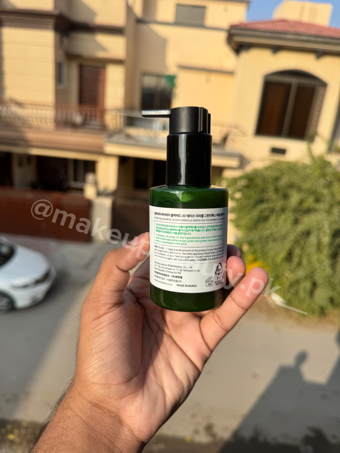 Some By Mi Bye Bye Blackhead 30 Days Miracle Green Tea tox Bubble Cleanser 120 g
