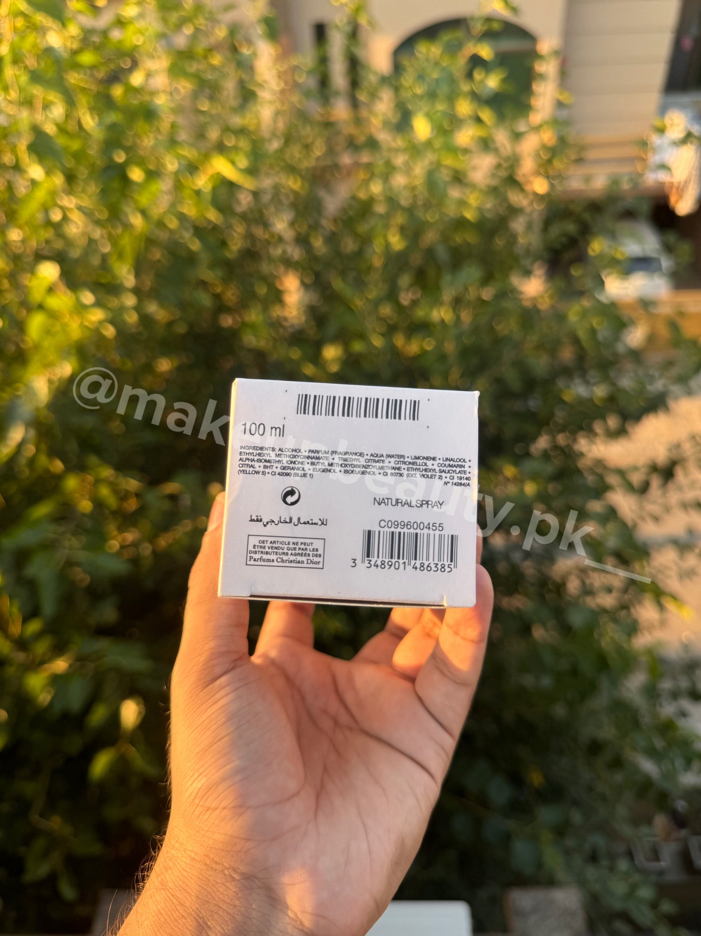 Sauvage Dior Original 100 ML Tester Perfume