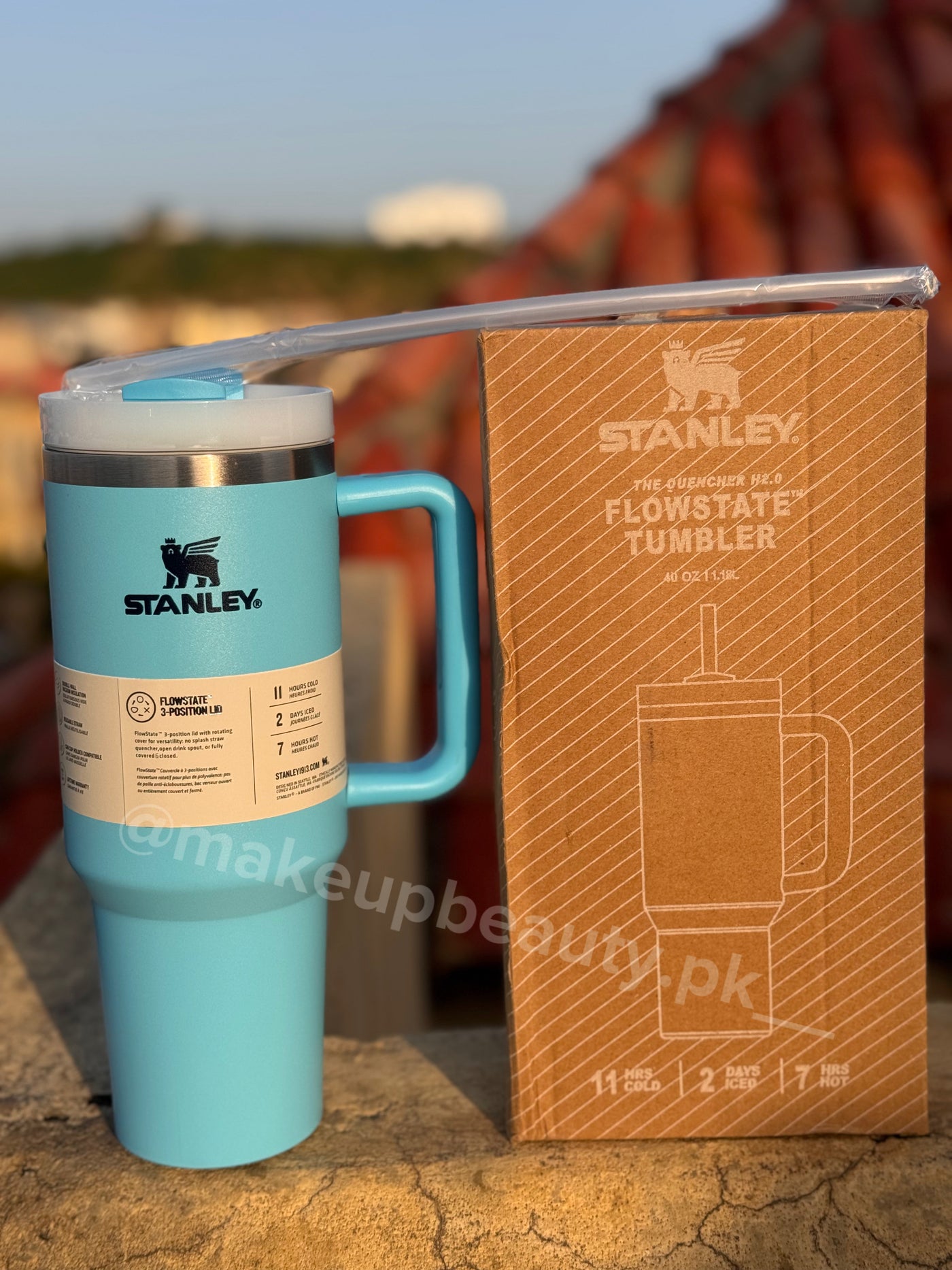 Stanley Quencher H2.0 Tumbler 1.18L. With Strow.