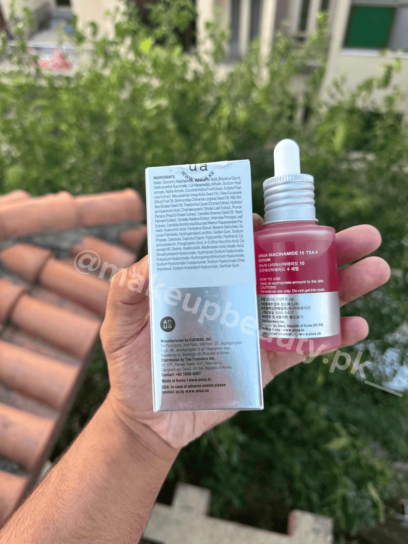 Anua Niacinamide 10% + TXA 4% Dark spot Serum. (New and Latest Packaging). 30 ML
