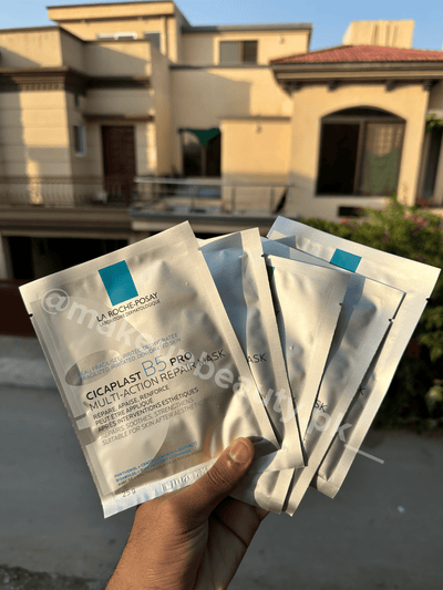 LA ROCHE POSAY CICAPLAST B5 PRO MULTI ACTION REPAIR SHEET MASK PACK (Pack of 5 SHEET MASKS)