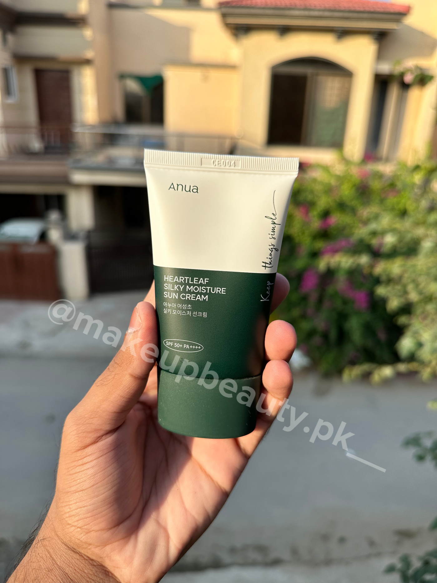 Anua Heartleaf Silky Moisture Sun Cream spf 50+ PA++++🌞🍃