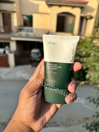 Anua Heartleaf Silky Moisture Sun Cream spf 50+ PA++++🌞🍃