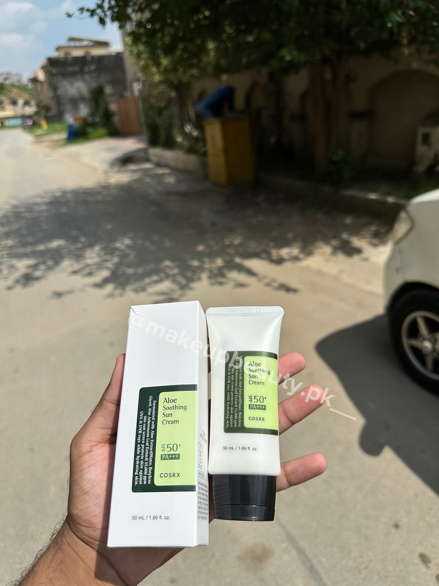 Cosrx Aloe vera 50+ spf sun cream