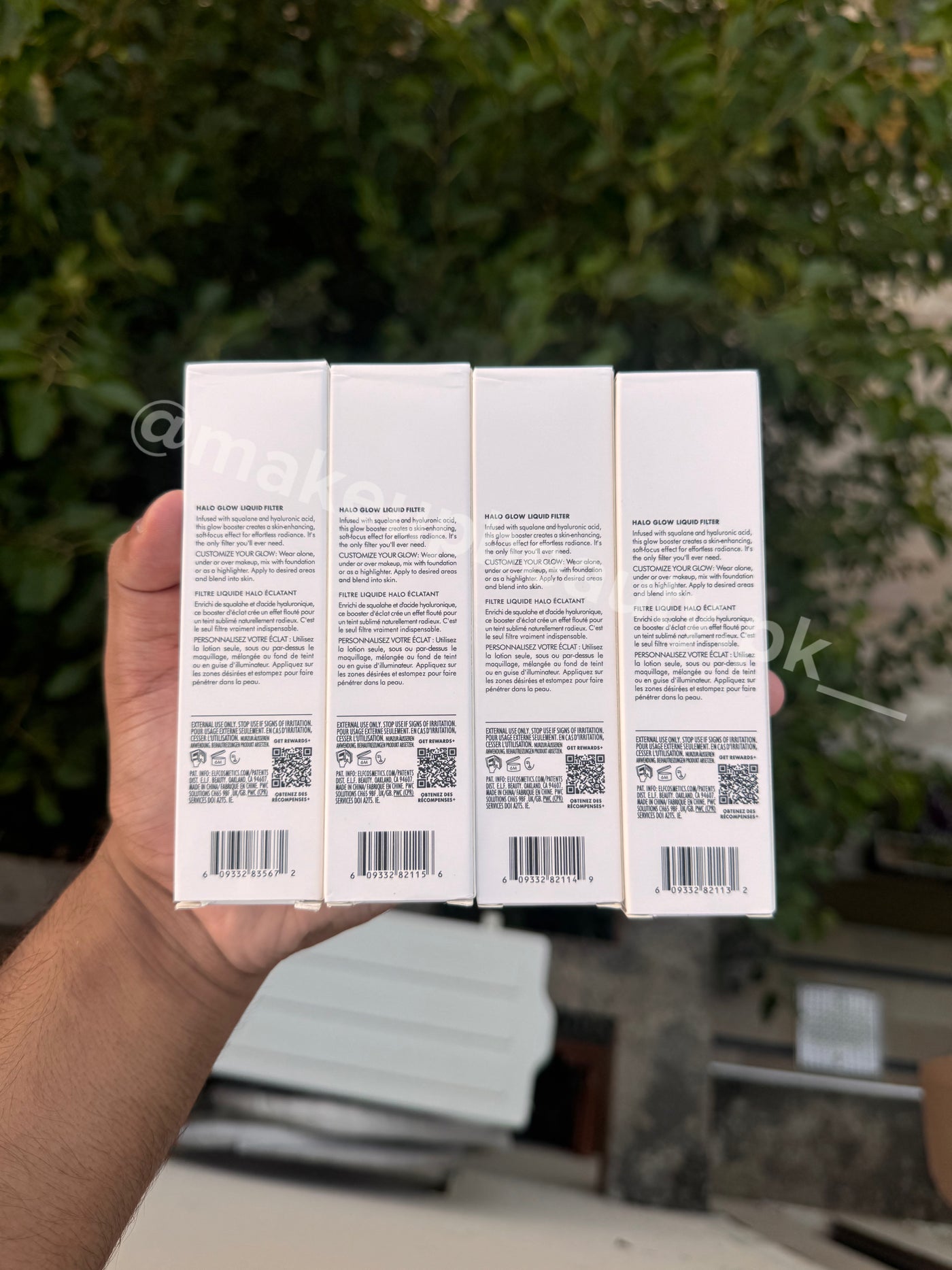 e.l.f Halo Glow Liquid Filter Flundation 31.5 ML each.