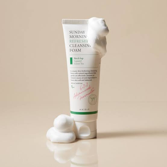 Axis Y Sunday morning Refreshing Cleansing Foam 120 ml.