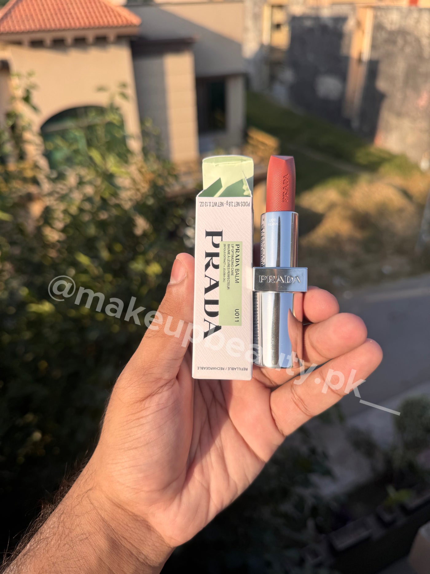 Prada Lip Optimizing Lipstick 3.8 G Full size.