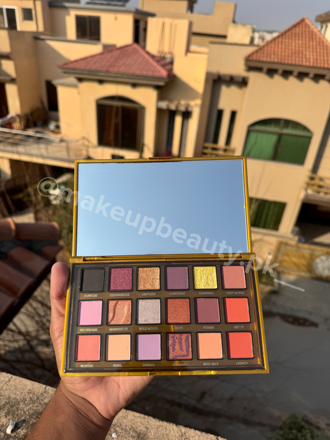 Huda Beauty Empowered Eyeshadow (A++ Copy) Like Original Quality . Highly pigmented.