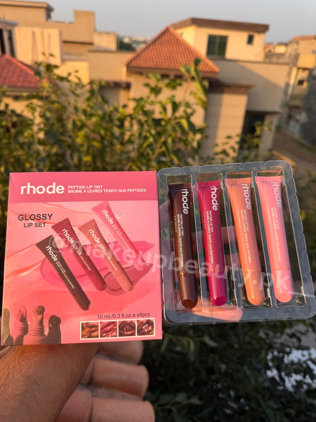 Rhode Peptide Lip Tint – Glossy Lip Set 4 in 1. – MakeupBeauty.Pk