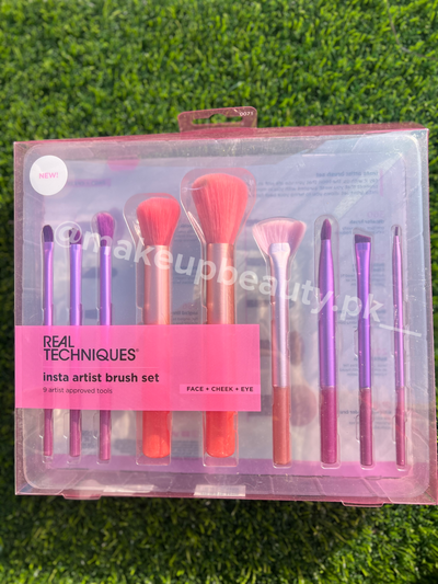 Real Technique Insta artist Face + Cheek + Eye Brush set.