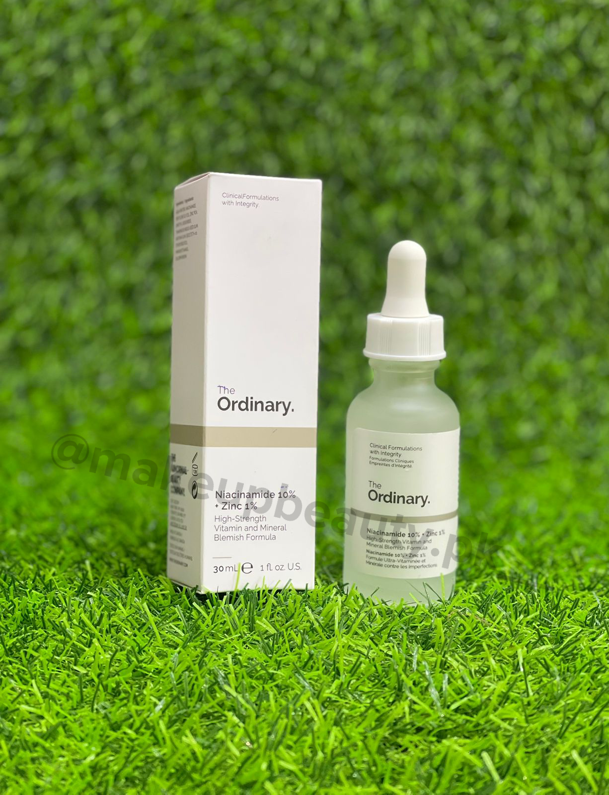 The Ordinary Niacinamide 10% Zinc 1% 30 mL serum.