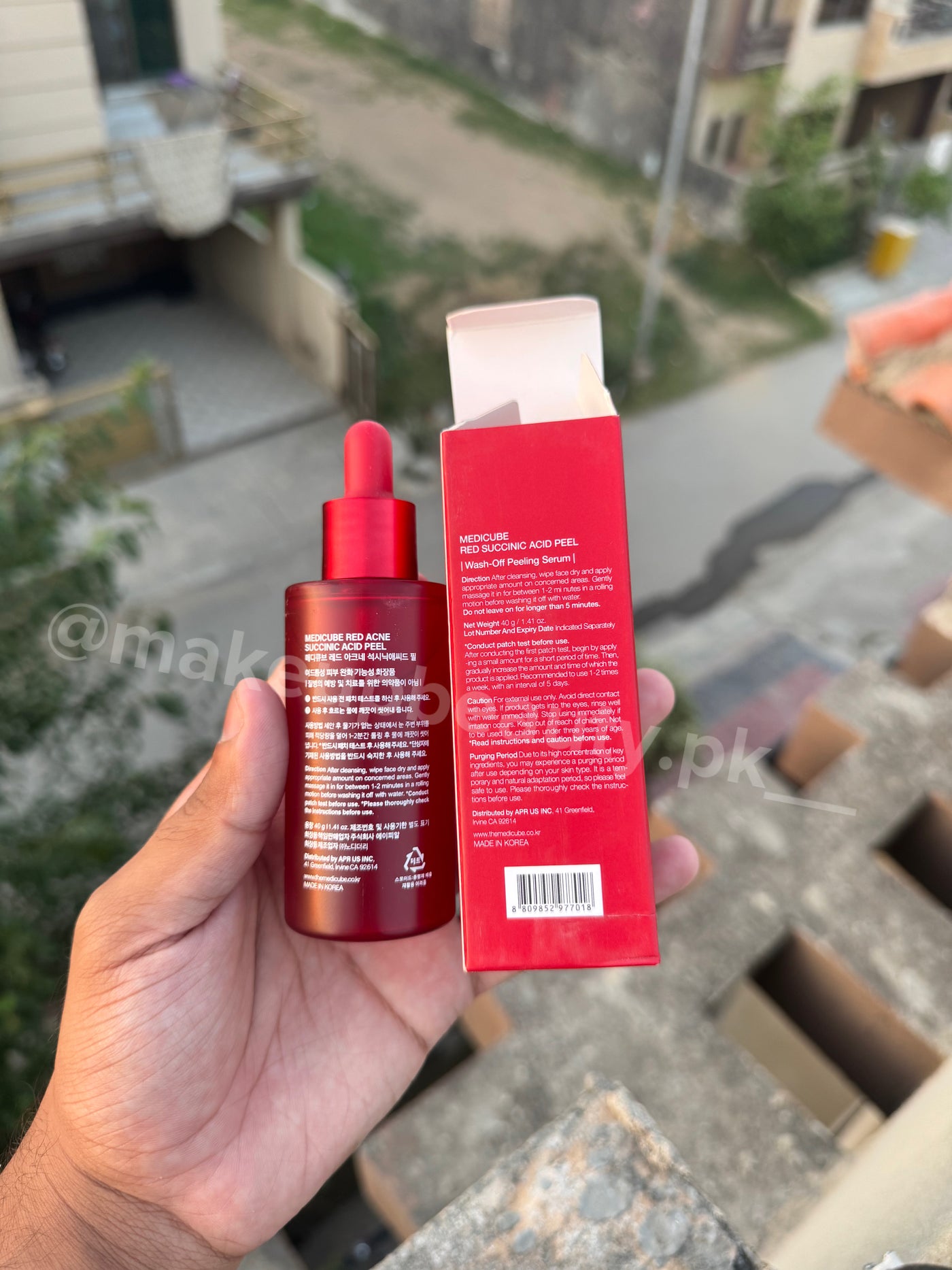 Medicube Red Acne Succinic Acid Peel 40 Grams.