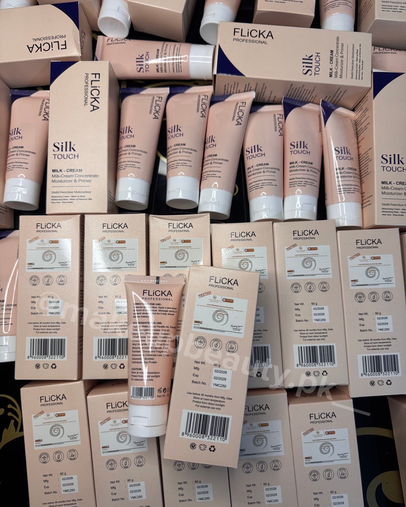 Flicka silk touch Milk-Cream moisturiser and Primer 60g.