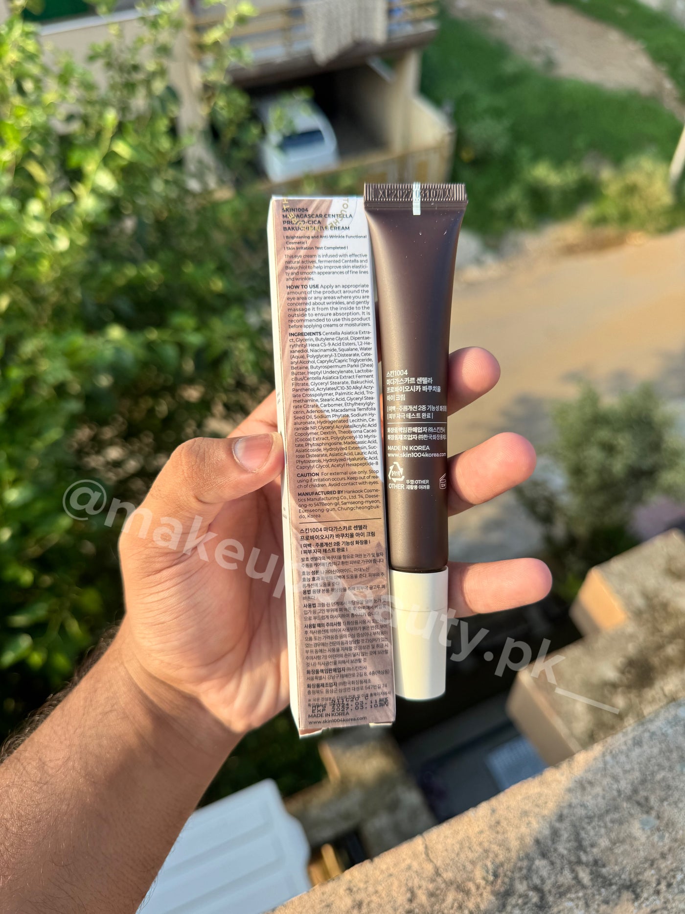 Skin 1004 Pro bio Cica Bakuchiol Eye cream 20 ML.
