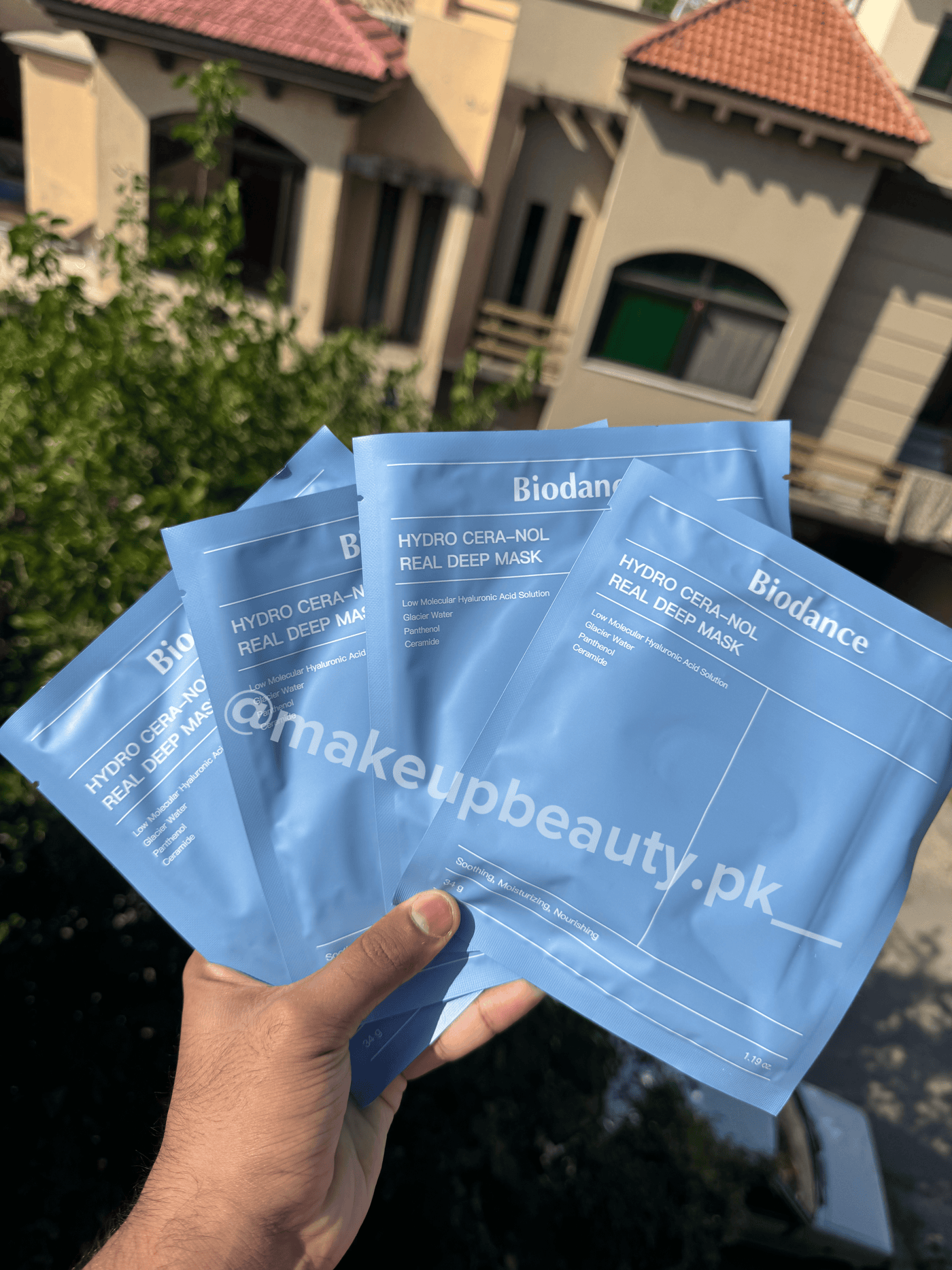 Biodance Hydro Cera Nol Pack of 4 sheet masks.