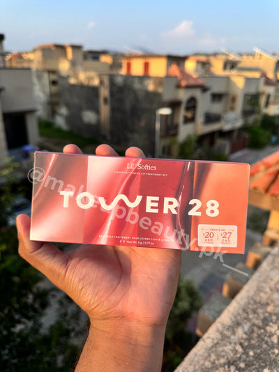 Tower 28 Lip softie Tinted Lip Treatment set Bundle of 4.