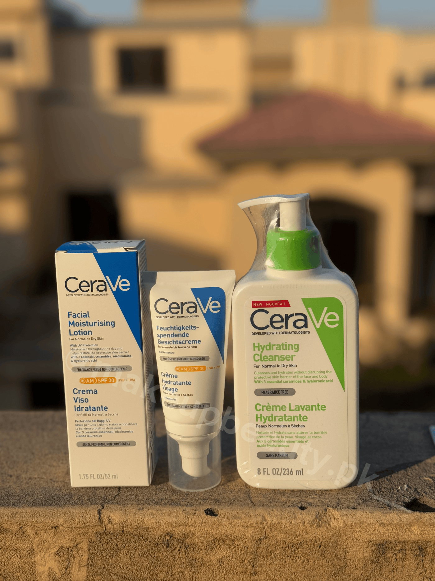 Cera ve Deal of the Winter. Including Hydrating Cleanser (237 ML) and Facial moisturising Lotion with spf 30 (52 ML)