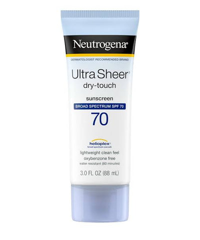 Neutrogena Ultra sheer 70 spf sunscreen