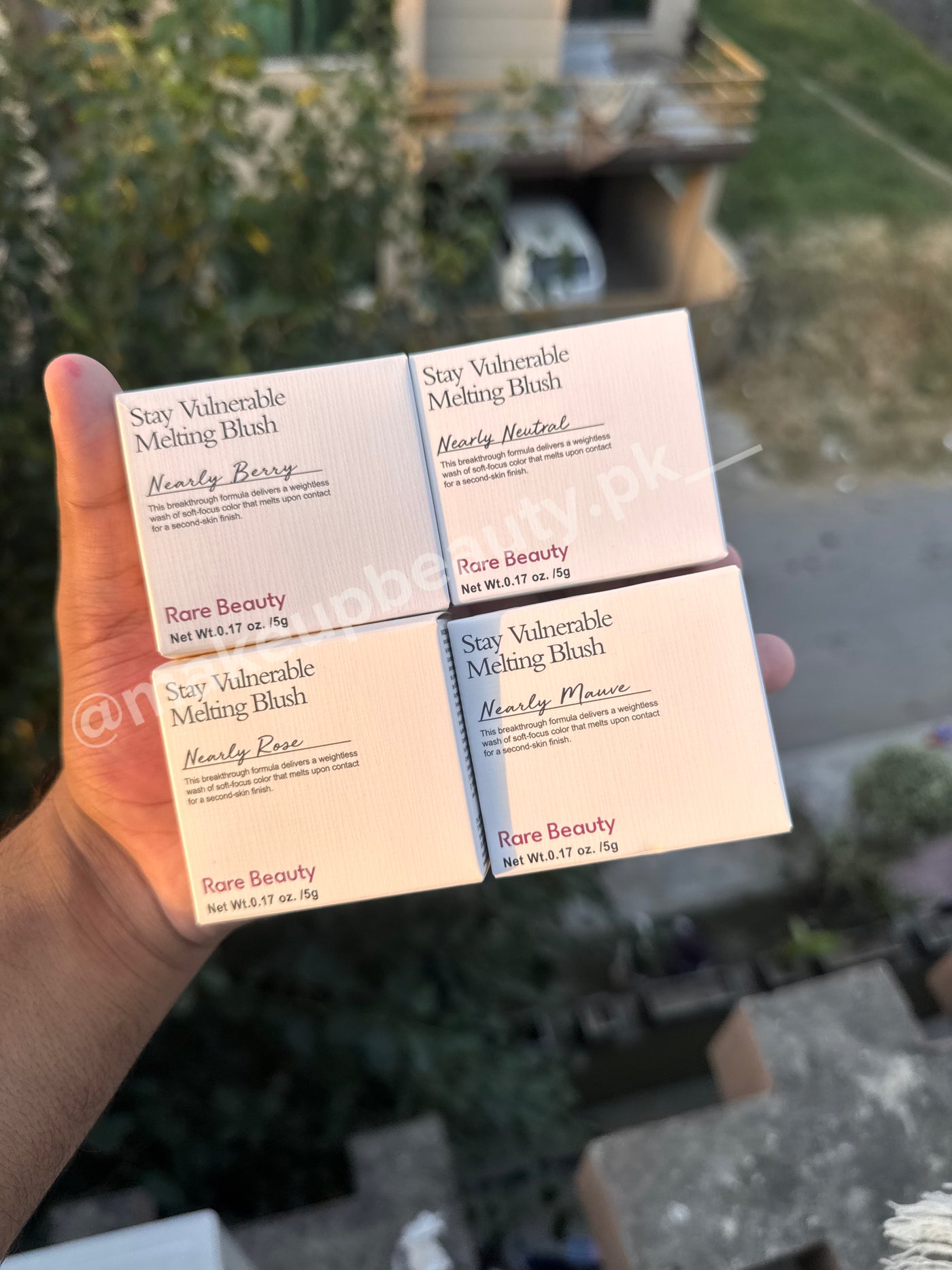 Rare Beauty Stay Vulnerable Melting Blush 5 g each.