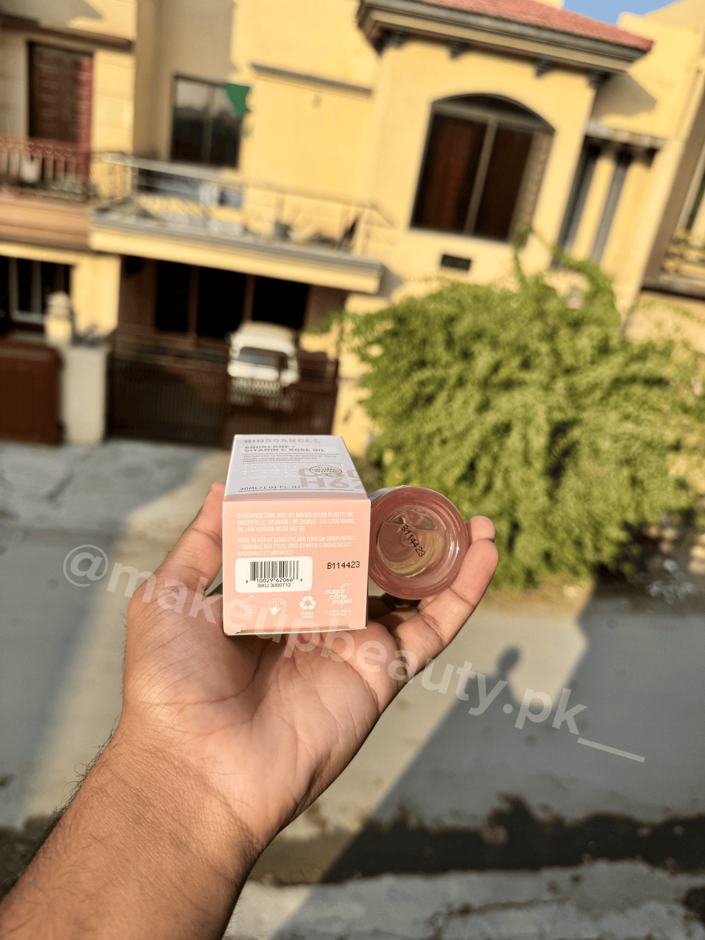 Biossance Squalane + Vitamin C Rose Oil