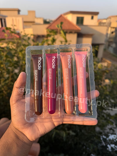 Rhode Peptide Lip Tint – Glossy Lip Set 4 in 1.