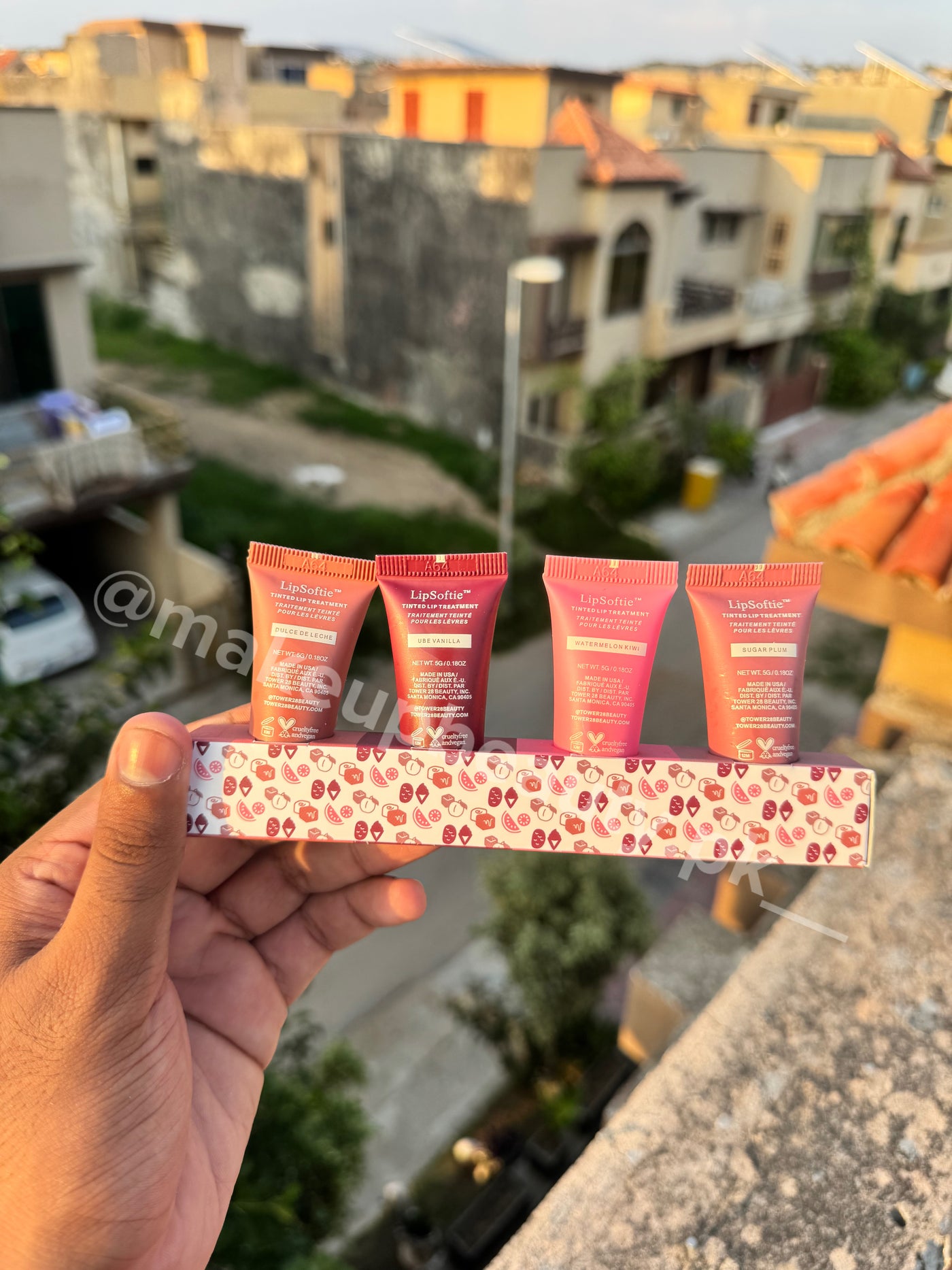 Tower 28 Lip softie Tinted Lip Treatment set Bundle of 4.