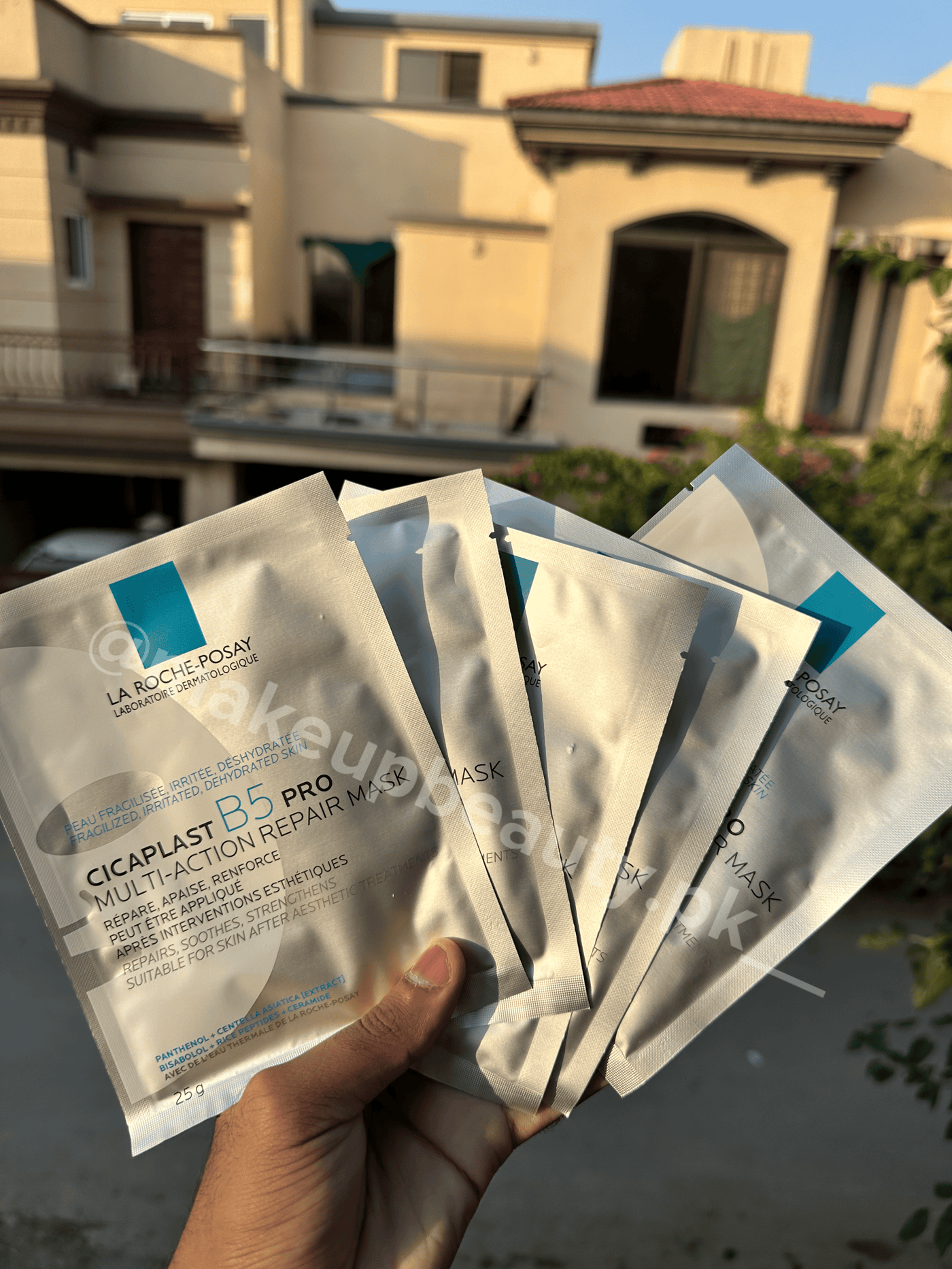 LA ROCHE POSAY CICAPLAST B5 PRO MULTI ACTION REPAIR SHEET MASK PACK (Pack of 5 SHEET MASKS)