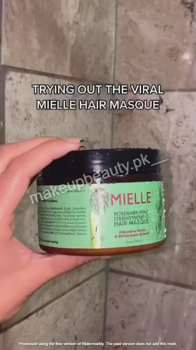 Mielle Rosemary Mint Strengthening deal of three including Shampoo (355 ML) Conditioner (355 ML) and Mask(340 g).