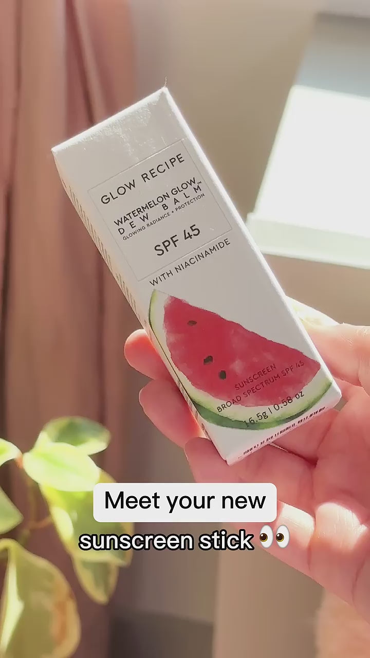Glow Recipe Watermelon Dew Balm Spf 45 with Niacinamide 16.5 Grams.